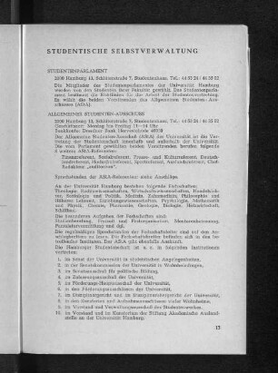 Studentische Selbstverwaltung