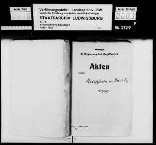 Ortsvorsteher der Stadtgemeinde Gmünd