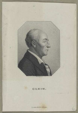Bildnis des Johann Wilhelm Ludwig Gleim