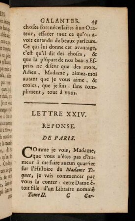49-75, Lettre XXIV.