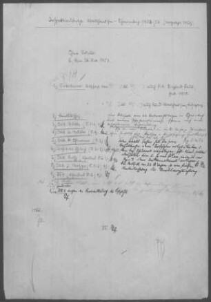 Wallhausen-Schainbach mit Limbach (Wallhausen): Inspektionsbericht 1952/53