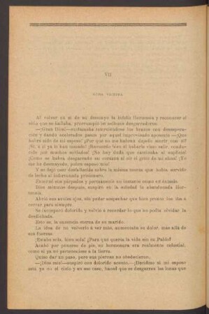 VII - Otra víctima