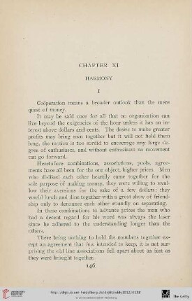 Chapter XI: Harmony