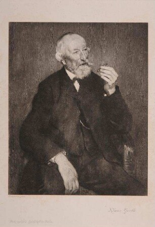 Bildnis von Klaus Groth (1819-1899)
