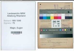 Entnazifizierung Eugen Magin , geb. 22.06.1902 (Geschaeftsfuehrer)