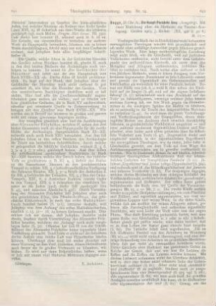 652-653 [Rezension] Bugge, A., Die Haupt-Parabeln Jesu