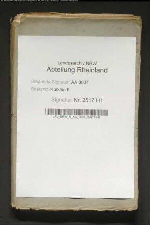 Verkauf des Rittersitzes Broichhausen und des Scheurenhofs