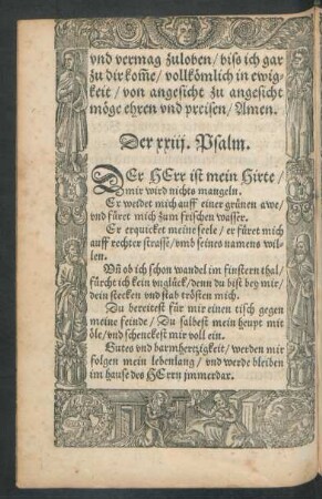 Der xxiii. Psalm.