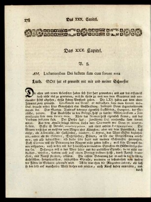 Das XXX. Capitel.