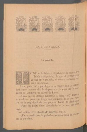 Capítulo XXXIX - La partida.