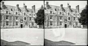 Schloss Blois (Château Royal de Blois). Außenansicht