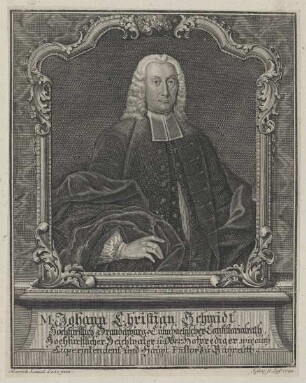 Bildnis des Johann Christian Schmidt