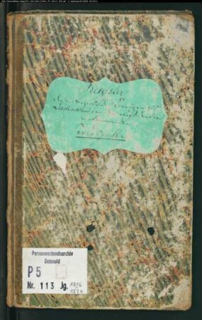 Zivilstandsregister der Dissidenten mit den Orten Börlinghausen, Breitenloh, Friedrichsthal, Hahn, Halver, Heedfeld, Honsel, Lösenbach, Lüdenscheid, Mummeshohl, Neuenhause, Rahmede, Vogelberg und Windfuhr (T 1856-1874) (Gemeinde: Lüdenscheid, Kreis Altena)