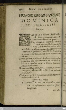 Dominica XV. Trinitatis