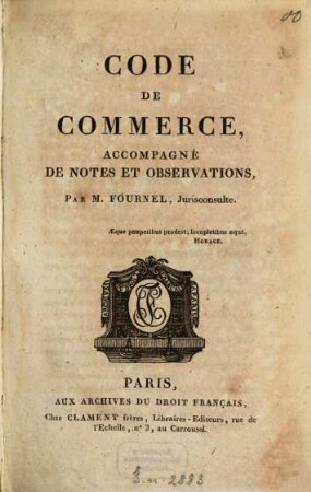 Code de Commerce