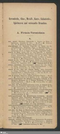 Keramische, Glas-, Metall-, Kurz-, Galanterie-, Spielwaren und verwandte Branchen
