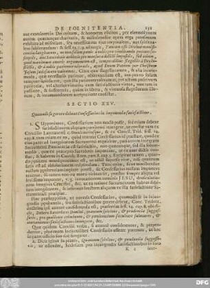 Sectio XXV. Quomodò se gerere debeat Confessarius in imponenda satisfactione.