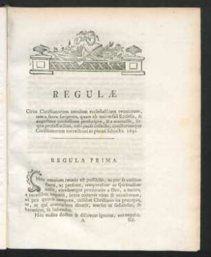 Regulae