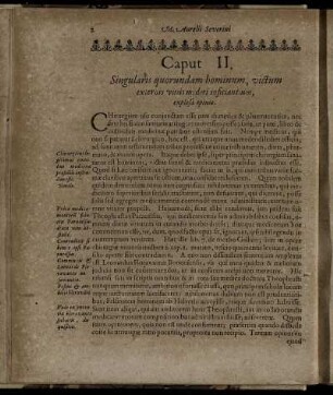 Caput II. Singularis quorundam hominum, victum externis vitiis mederi inficiantium explosa opinio.