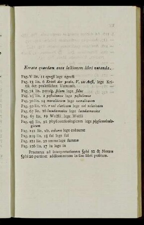 Errata quaedam ante lectionem libri notanda.