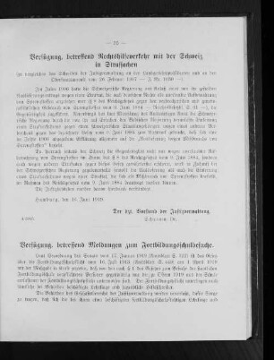 Verfügung, betreffend Rechtshilfeverkehr mit der Schweiz in Strafsachen
