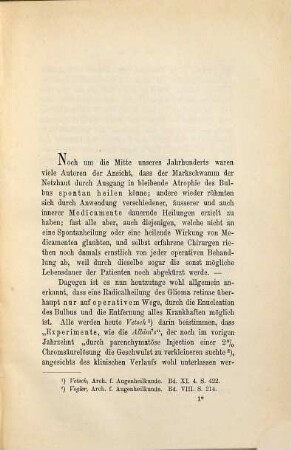 Beitrag zur Kenntniss des Glioma Retinae : Goettinger Inaug. Diss.