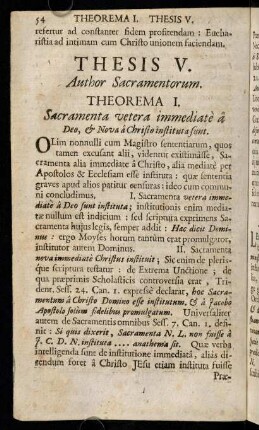 54-64, Thesis V. Author Sacramentorum.