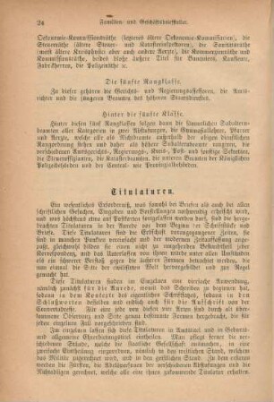 Titulaturen.