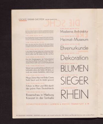 Leichte Erbar-Grotesk