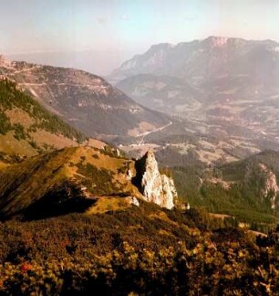 Blick vom Jenner in die Berchtesgadener Alpen