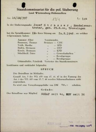 Strasser, Josef
