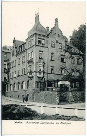 Meißen. Restaurant Lämmerhaus am Stadtpark