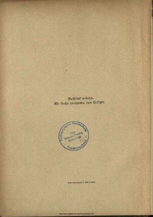 Aus deutschen Landen : Sagen, Märchen und Geschichten / Erzählt von Karola Freiin von Eynatten. Mit 5 feinen Farbendruckbildern nach Aquarellen von Fritz Bergen