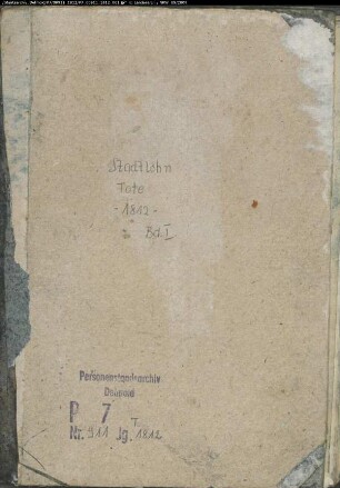 Zivilstandsregister von Stadtlohn (T 1812, Band 1). (Gemeinde: Stadtlohn, Kreis Ahaus)