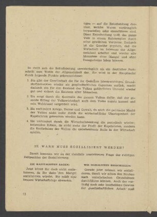 III. Wann muss sozialisiert werden?