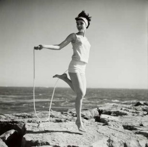 "fast motion", Modeaufnahme, Modell Sondra Peterson im Point Lookout