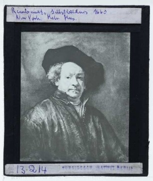 Rembrandt, Selbstbildnis mit großem Barett im Alter von 54 Jahren (New York MMA 14.40.618)