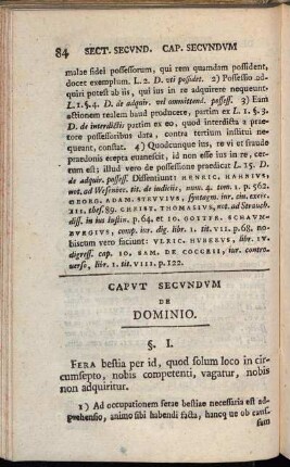 Capvt Secvndvm De Dominio