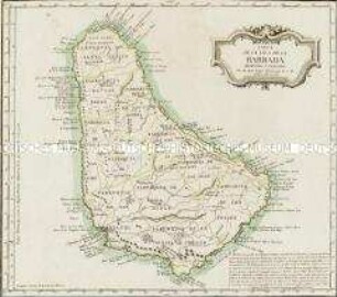 Carta de la Isla de la Barbada