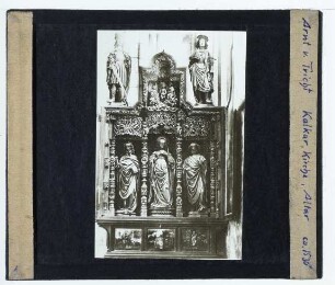 Kalkar, St. Nicolai,Tricht, Dreifaltigkeitsaltar in der Nicolaikirche in Kalkar
