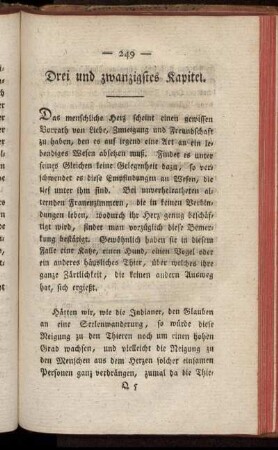 Drei und zwanzigstes Kapitel.
