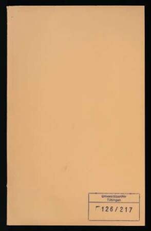 Robert Gradmann (1865-1950). Personalakte des Lehrkörpers : Akte betreffend Robert Gradmann, Privatdozent für Geographie an der philosophischen Fakultät