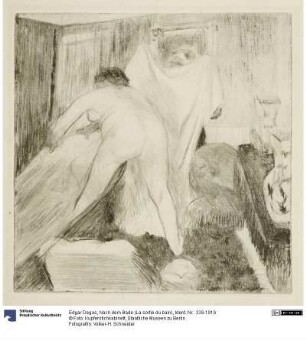 Nach dem Bade (La sortie du bain)