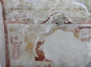 Szenen aus Heiligenlegenden — Malerei an der südlichen Tonnenwand — Wandbild