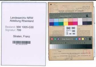 Entnazifizierung Franz Straten , geb. 02.10.1898 (Unternehmer)