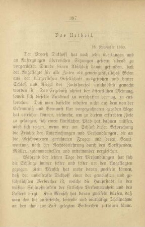 Das Urtheil