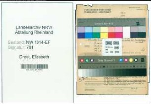 Entnazifizierung Elisabeth Drost , geb. 13.05.1895 ()