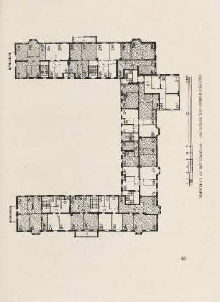 Grundriss: Tempelhof am Ringbahnhof. Grundriss des Obergeschosses