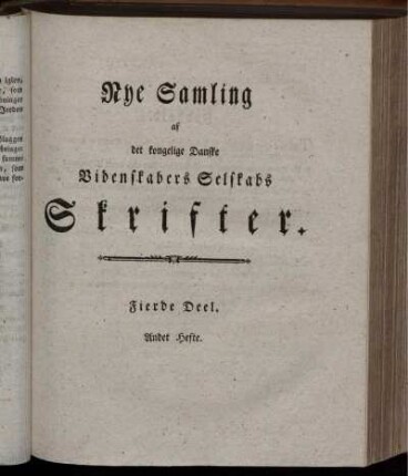 Andet Hefte