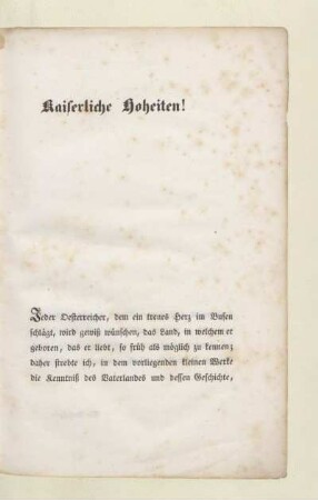 Kaiserliche Hoheiten